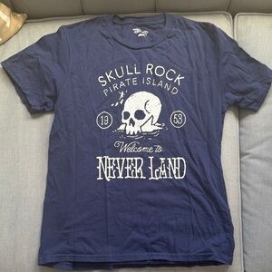 Disney Neverland Skull Rock Navy T-Shirt